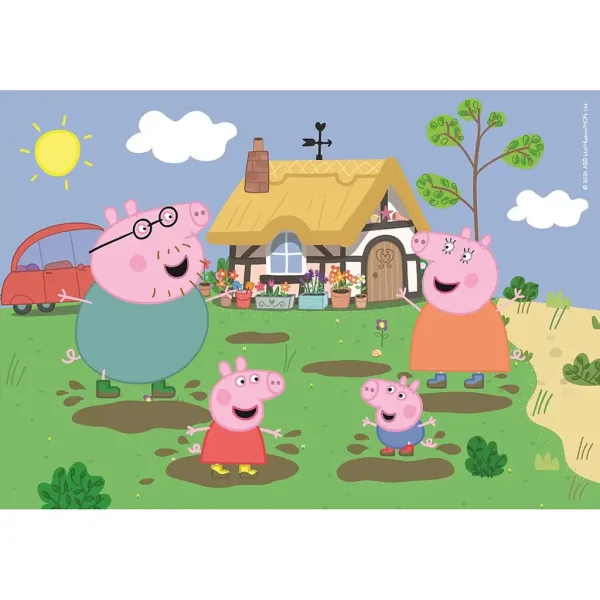 Puzzle Peppa Świnka 30 sztuk - Clementoni zdjęcie 2