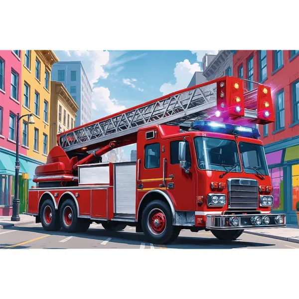 Puzzle strażacki 60 szt. - Trefl zdjęcie 2