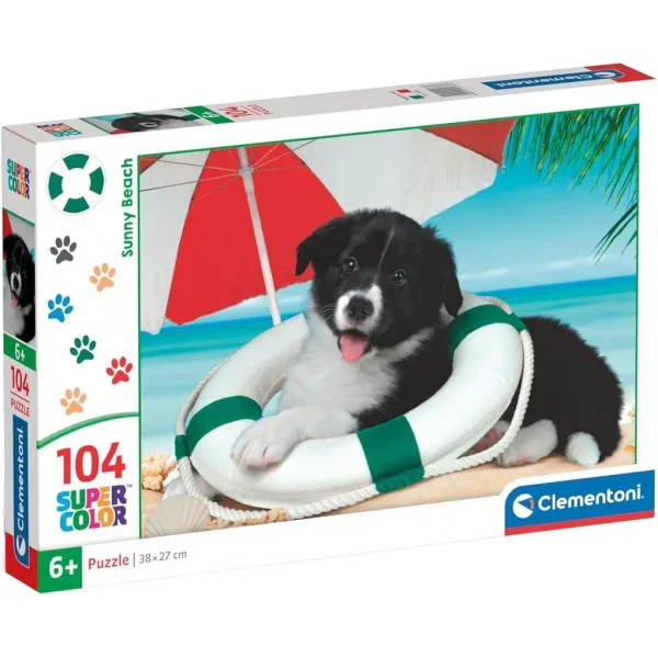 Puzzle Super Color 104 elementy - Clementoni zdjęcie 1