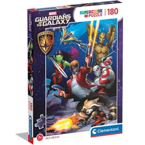 Puzzle Supercolor 180 sztuk - Clementoni Galaktyczni Strażnicy zdjęcie 1