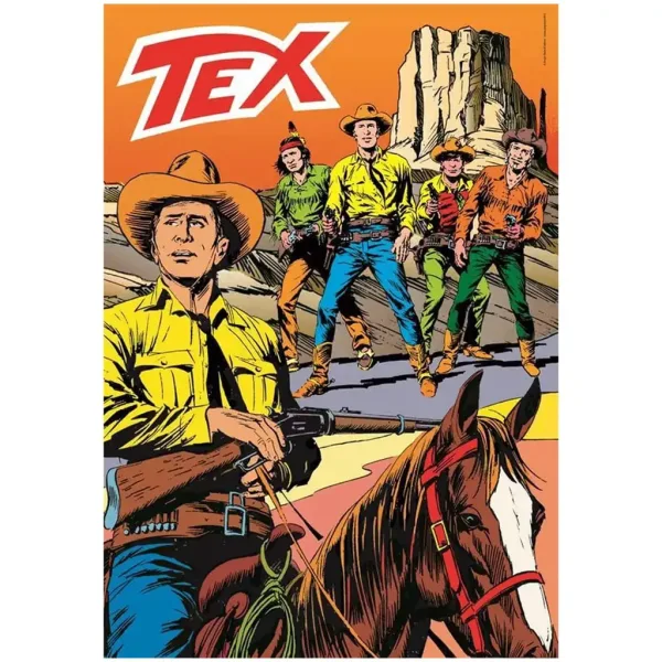 Puzzle Tex z komiksu HQC 1000 elementów z plakatem – Clementoni zdjęcie 2