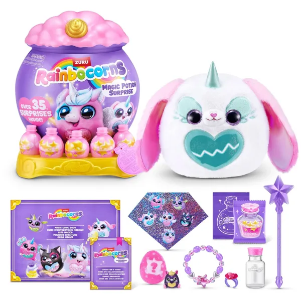 Rainbocorns: Magic Potion Surprise pluszak z magiczną miksturą niespodzianka w różnych wersjach 1szt zdjęcie 2