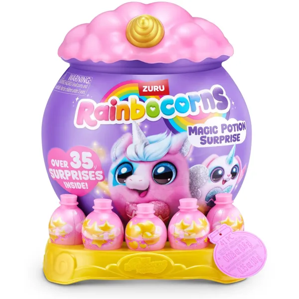 Rainbocorns: Magic Potion Surprise pluszak z magiczną miksturą niespodzianka w różnych wersjach 1szt zdjęcie 1