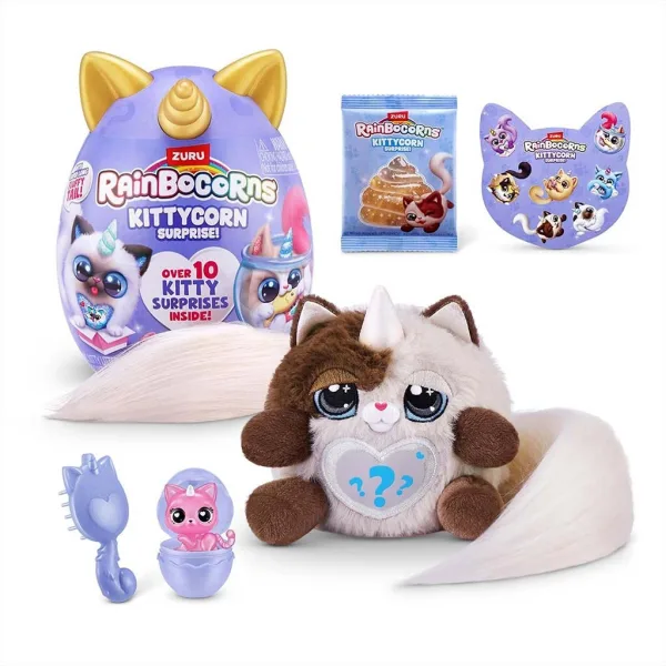 Rainbocorns: Pocket Kittycorn niespodzianka kotek pluszak w różnych wersjach 1szt zdjęcie 10