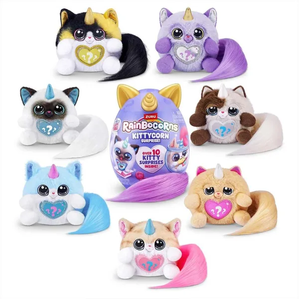 Rainbocorns: Pocket Kittycorn niespodzianka kotek pluszak w różnych wersjach 1szt zdjęcie 2