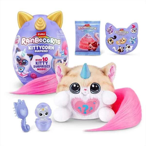 Rainbocorns: Pocket Kittycorn niespodzianka kotek pluszak w różnych wersjach 1szt zdjęcie 6