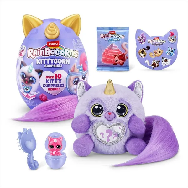 Rainbocorns: Pocket Kittycorn niespodzianka kotek pluszak w różnych wersjach 1szt zdjęcie 7