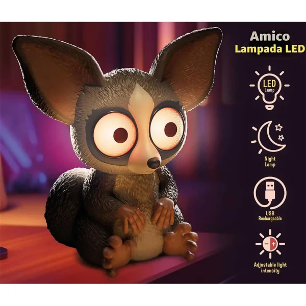Rainy Days Bush Baby lampa nocna LED - Lisciani zdjęcie 3