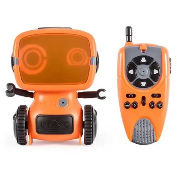 RC interaktywny robot TalkBot z trybem walkie-talkie, w kolorze pomarańczowym, 2,4 GHz zdjęcie 10