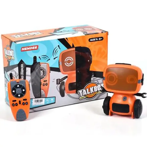 RC interaktywny robot TalkBot z trybem walkie-talkie, w kolorze pomarańczowym, 2,4 GHz zdjęcie 12