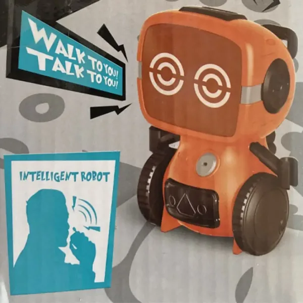 RC interaktywny robot TalkBot z trybem walkie-talkie, w kolorze pomarańczowym, 2,4 GHz zdjęcie 9