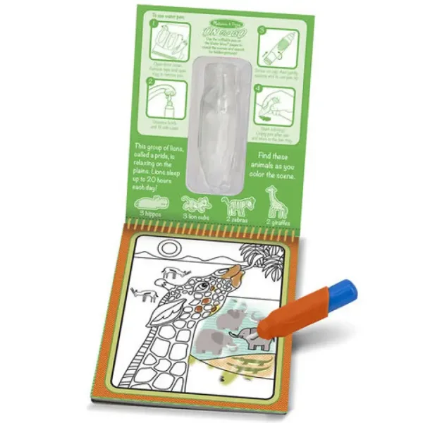 Safari rysowanie wodą kreatywna zabawa - Melissa & Doug zdjęcie 2