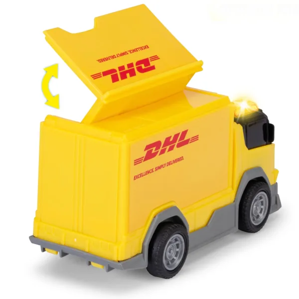 Samochód dostawczy DHL z efektami świetlnymi i dźwiękowymi 15 cm - Dickie Toys zdjęcie 2
