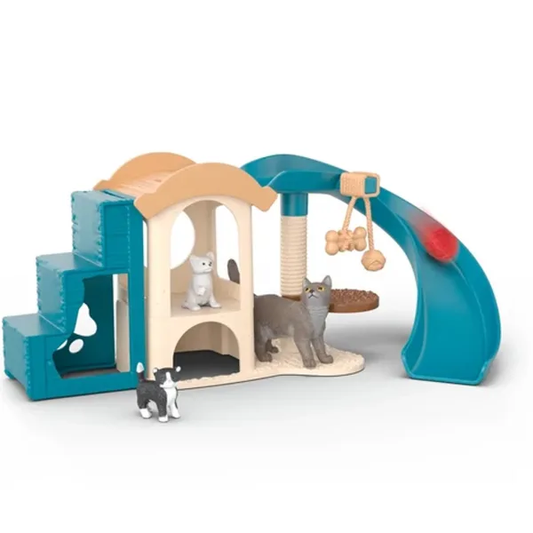 Schleich: Farm World Domek zabaw z kotami (42764) zdjęcie 3