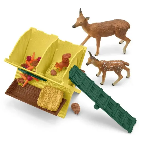 Schleich: Farm World - Karmnik dla dzikich zwierząt zestaw do zabawy (42658) zdjęcie 4