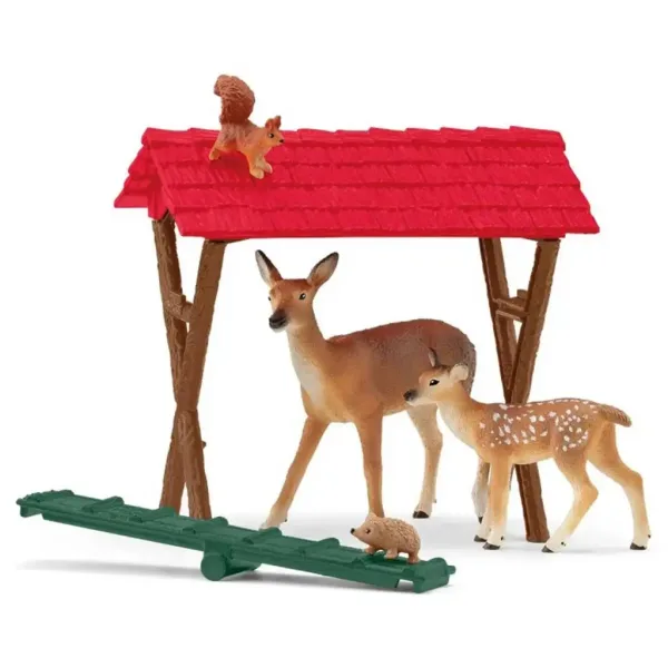 Schleich: Farm World - Karmnik dla dzikich zwierząt zestaw do zabawy (42658) zdjęcie 5