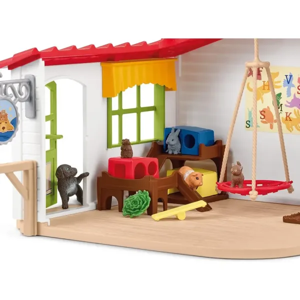 Schleich: Farm World - Zestaw do zabawy w hotel dla zwierząt (42607) zdjęcie 4