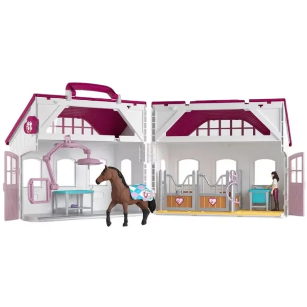 Schleich: Horse Club Wesoły Szpital dla Koni zestaw do zabawy (42787) zdjęcie 2