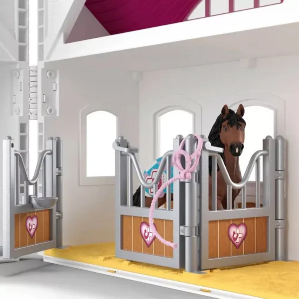 Schleich: Horse Club Wesoły Szpital dla Koni zestaw do zabawy (42787) zdjęcie 4