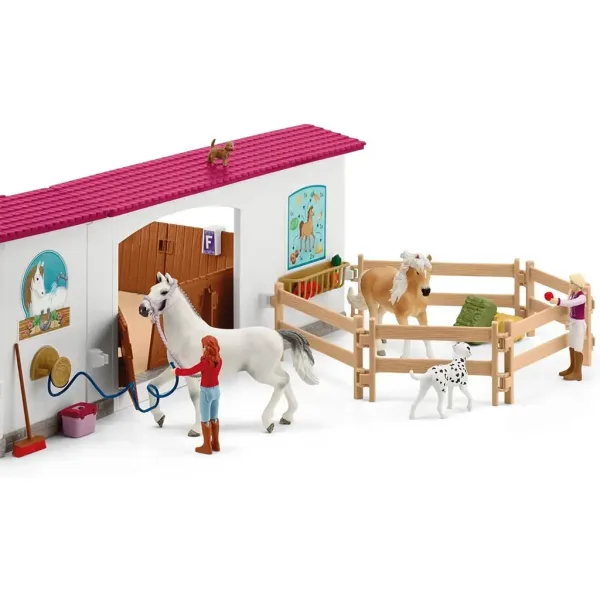 Schleich: Horse Club - Zestaw areny stajni (42639) zdjęcie 5