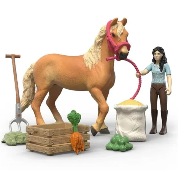 Schleich: Zestaw do pielęgnacji koni Emily (42797) zdjęcie 2