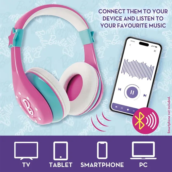 Słuchawki Bluetooth Barbie - Lisciani zdjęcie 2