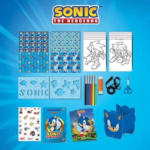 Sonic Kreatywny zestaw kolorowanek w torbie – Lisciani zdjęcie 3