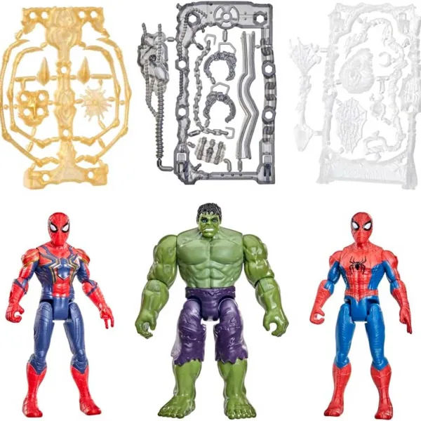 Spider-Man Nowy dzień: ActionVerse Figurki Akcji 3-częściowy zestaw – Hasbro zdjęcie 2
