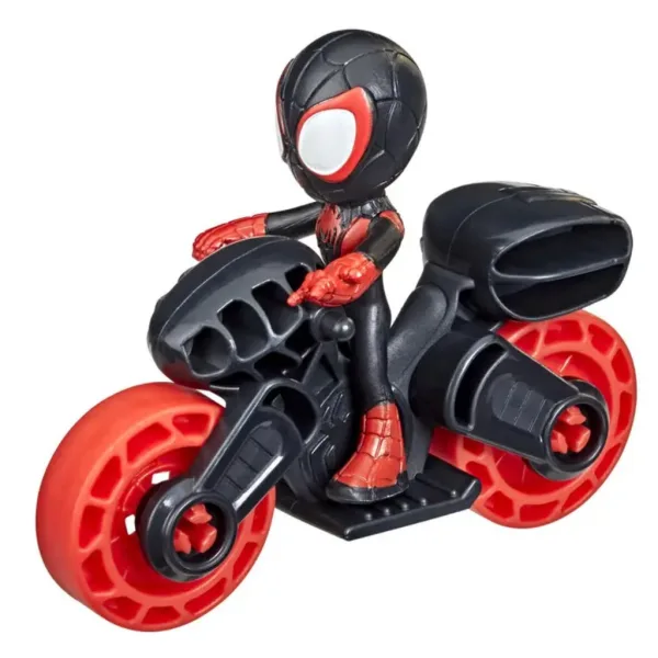 Spider-Man Póki i wspaniali przyjaciele: Miles Morales i zestaw z motorowerem - Hasbro zdjęcie 2