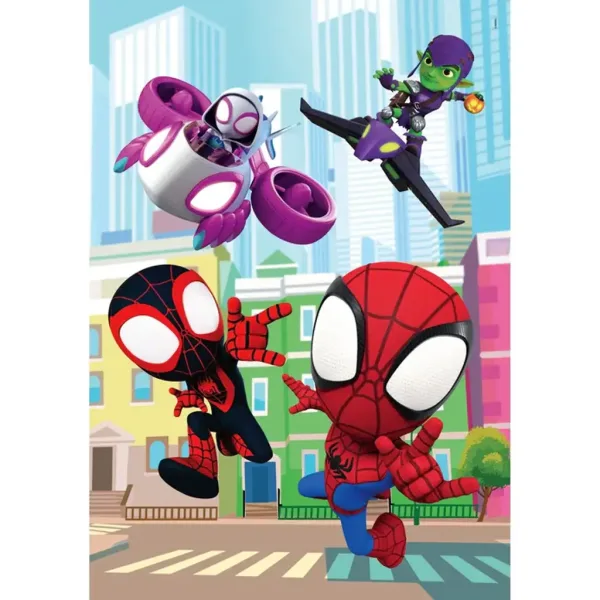 Spidey i jego cudowni przyjaciele 60-elementowa maxi supercolor układanka - Clementoni zdjęcie 2