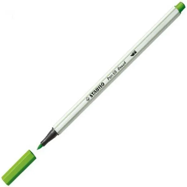 Stabilo: Pen 68 brush pisak fűzöld zdjęcie 1
