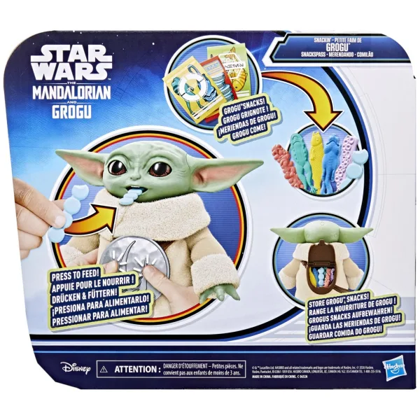 Star Wars: Interaktywny figurka do zabawy Snackin’ Grogu – Hasbro zdjęcie 3