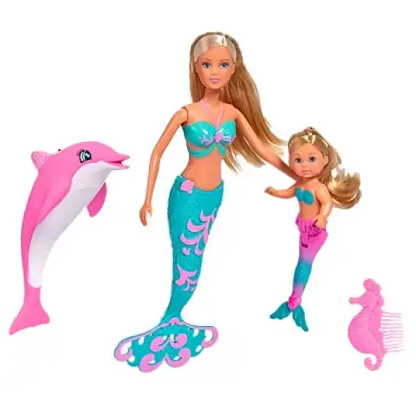 Steffi Love: Lalka syrenka z Evi i delfinem - Simba Toys zdjęcie 2