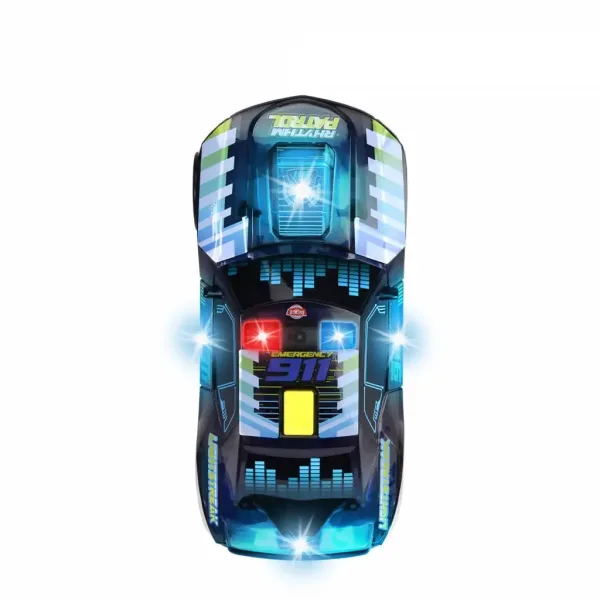 Streets Beatz Rhythm patrol samochód 20 cm ze światłem i dźwiękiem - Dickie Toys zdjęcie 3