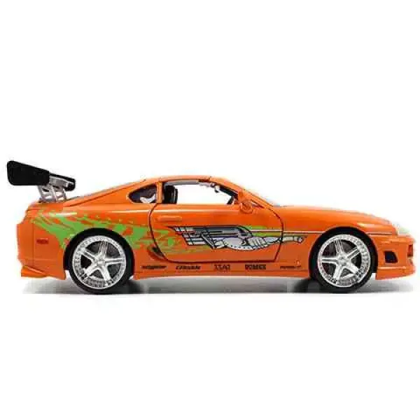 Szybcy i wściekli: figurka Briana i model samochodu Toyota Supra 1/24 - Simba Toys zdjęcie 3