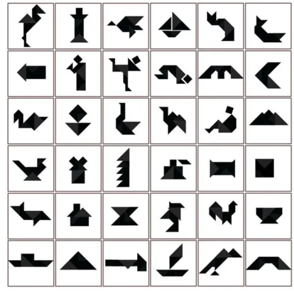 Gra geometryczna Tangram - Piatnik zdjęcie 3