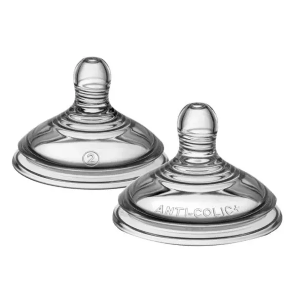 Tommee Tippee: Smoczek antykolkowy o średnim przepływie (3 m+) 2 szt. zdjęcie 2