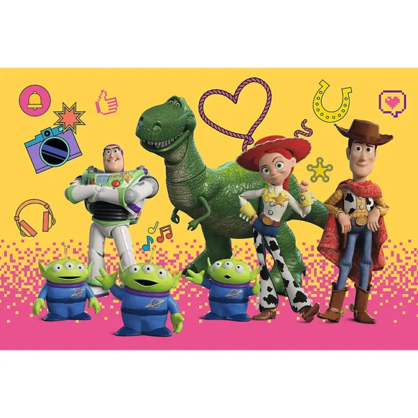 Toy Story 5 Zabawki i przyjaciele 24-elementowa Maxi układanka - Trefl zdjęcie 2