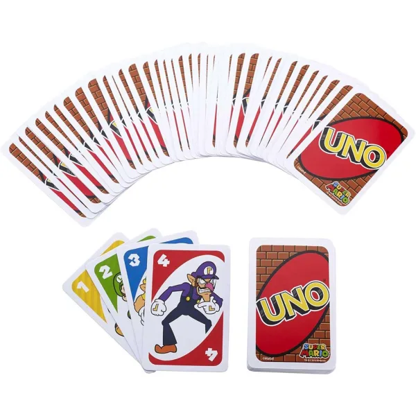 UNO Super Mario gra karciana - Mattel zdjęcie 2