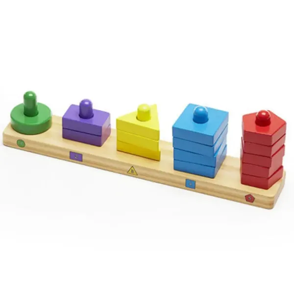 Kreatywny wieżowiec z drewna - Melissa & Doug zdjęcie 2