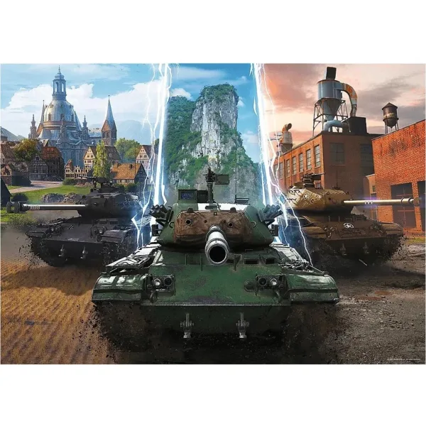 World of Tanks - Czas na działanie! - 500 elementów puzzle - Trefl zdjęcie 2