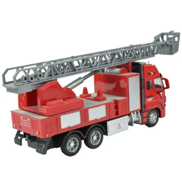 Wóz strażacki: Ciężarówka strażacka z napędem typu pull-back, różne modele, 19 cm zdjęcie 10