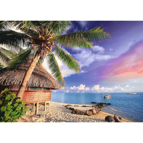 Wyspa Bora-Bora - puzzle 500 elementów - Trefl zdjęcie 2