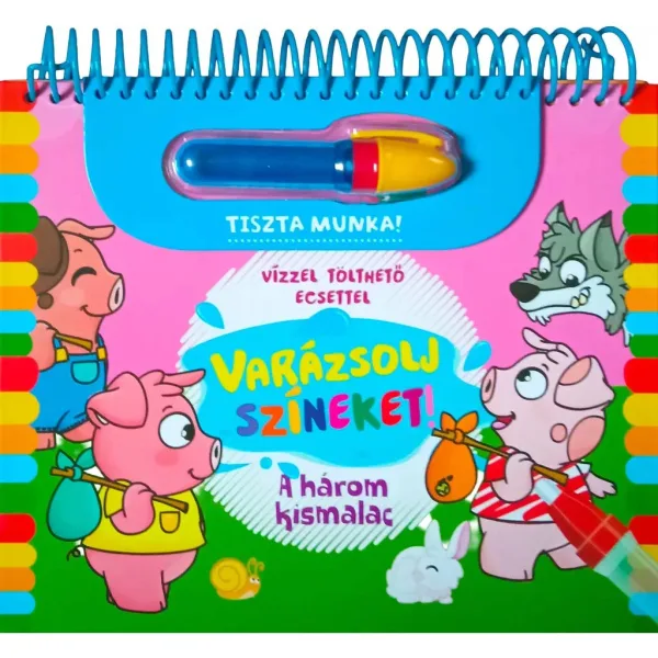 Czaruj kolorami! – Książka aktywizująca „Trzy małe świnki” zdjęcie 1