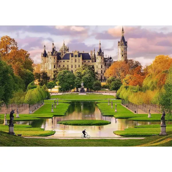 Zamek Schwerin, Niemcy 1000 elementów premium puzzle - Trefl zdjęcie 2