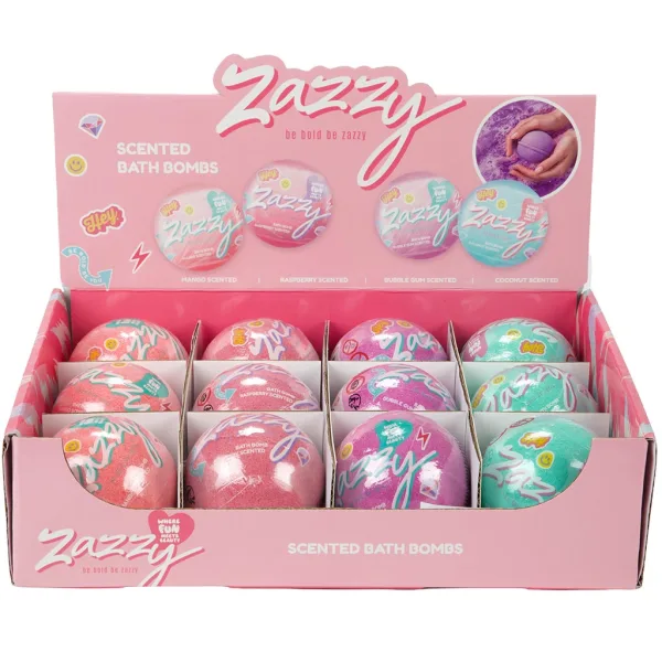 Zazzy: Aromatyczna bomba kąpielowa w różnych zapachach i kolorach 1szt zdjęcie 1