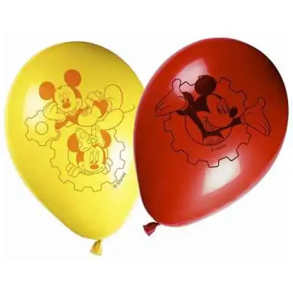 Mickey Mouse zestaw kolorowych balonów na przyjęcie 8 szt. zdjęcie 1
