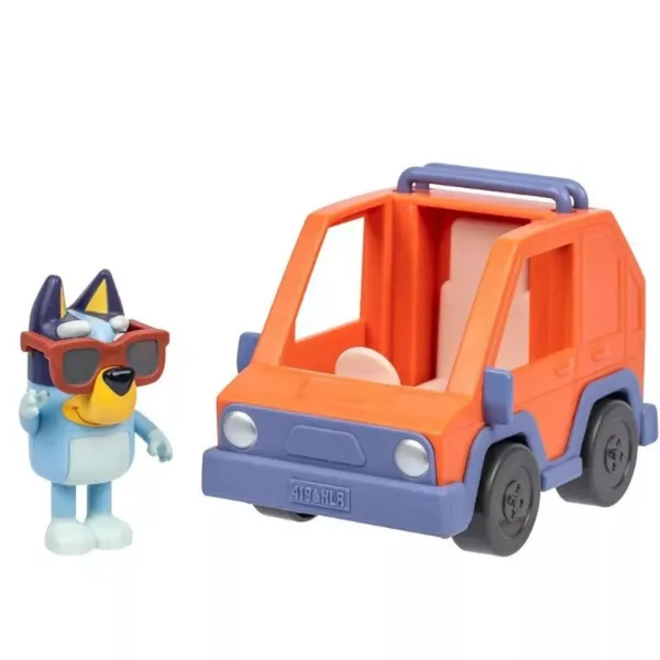 Zestaw zabawkowy Bluey - Bluey i jego samochód 4x4 zdjęcie 2