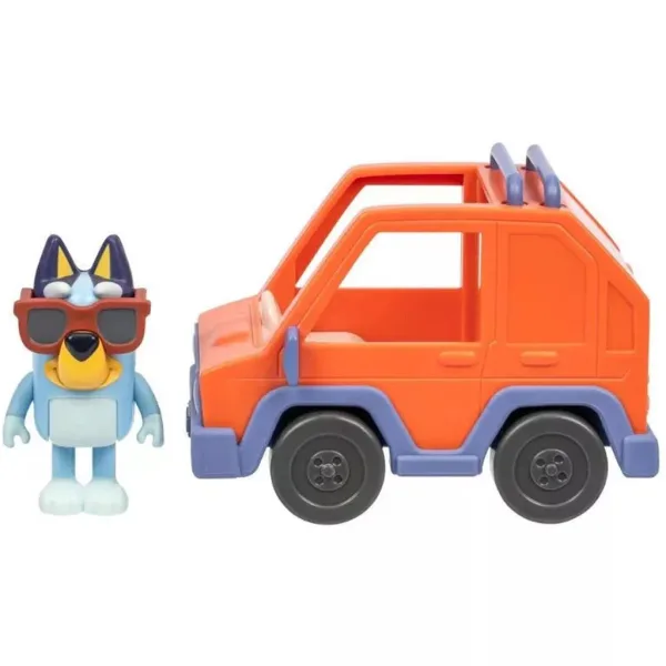 Zestaw zabawkowy Bluey - Bluey i jego samochód 4x4 zdjęcie 3