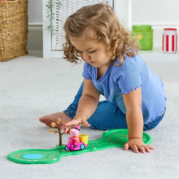 Zestaw zabawkowy Whizz-Around Peppa świnka z rowerkiem zdjęcie 4